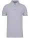 K262 - Herenpolo korte mouwen van jersey Oxford Grey