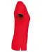 K394 - Dames-t-shirt piqué V-hals Red / Navy / White
