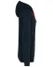 K446 - Sweater met contrasterende capuchon Navy / Red