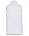 K6114 - Ladies' lightweight sleeveless down jacket White