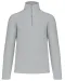 K912 - Enzo - Fleece met ritskraag Snow Grey