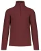 K912 - Enzo - Fleece met ritskraag Wine
