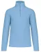 K912 - Enzo - Fleece met ritskraag Sky Blue