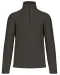 K912 - Enzo - Fleece met ritskraag Dark Grey