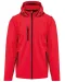 K422 - 3-laagse uniseks softshelljas met afneembare capuchon en mouwen Red