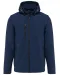 K422 - 3-laagse uniseks softshelljas met afneembare capuchon en mouwen Navy