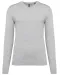K980 - Ecologische herentrui met V-hals Light grey heather