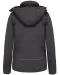 K651 - Gewatteerde softshell damesparka met capuchon Titanium