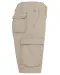 K756 - Lichte damesbermuda met diverse zakken Beige