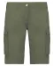K756 - Lichte damesbermuda met diverse zakken Light khaki