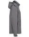 K413 - Heren softshell jas met afneembare capuchon Marl Grey