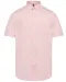 K535 - Heren Oxford overhemd korte mouwen Oxford Pale Pink