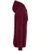 K446 - Sweater met contrasterende capuchon Wine / Navy