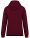 K446 - Sweater met contrasterende capuchon Wine / Navy