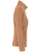K907 - Microfleece met rits dames Camel Heather
