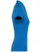 K263 - Damespolo korte mouwen van jersey Light Royal Blue