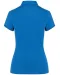 K263 - Damespolo korte mouwen van jersey Light Royal Blue
