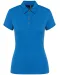 K263 - Damespolo korte mouwen van jersey Light Royal Blue