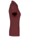 K263 - Damespolo korte mouwen van jersey Wine
