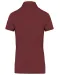K263 - Damespolo korte mouwen van jersey Wine