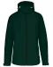 K414 - Dames softshell jas met afneembare capuchon Bottle Green