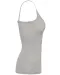 K397 - Damestop met schouderbandjes Light grey heather