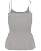 K397 - Damestop met schouderbandjes Light grey heather