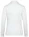 K265 - Damespolo lange mouwen van jersey White