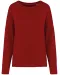 K471 - Damessweater “Loose fit” Hibiscus Red