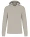 K4027 - Ecologische herensweater met capuchon Clay