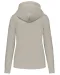 K4031 - Ecologische damessweater met capuchon en ritssluiting Clay