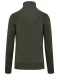 K487 - Sweater met ritskraag Dark Khaki