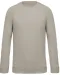 K480 - Herensweater BIO ronde hals raglanmouwen Clay