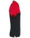 WK210 - Ecologische uniseks polo met korte mouwen in twee kleuren Black / Red