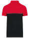 WK210 - Ecologische uniseks polo met korte mouwen in twee kleuren Black / Red