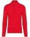 K970 - Heren pullover met ritskraag Red