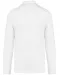 K264 - Herenpolo lange mouwen van jersey White