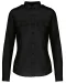 K506 - Damespilootoverhemd lange mouwen Black