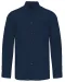 K515 - Herenoverhemd met "Mao" kraag lange mouwen Navy