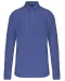 K541 - Heren poplin overhemd lange mouwen Cobalt Blue