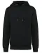K4009 - Ecologische uniseks sweater met capuchon Black