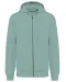 K4008 - Ecologische uniseks sweatvest met capuchon Sage
