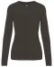 K968 - Damespullover ronde hals Dark Grey