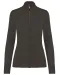 K962 - Dames cardigan met rits Dark Grey