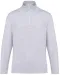 K478 - Sweater met ritskraag Ash Heather