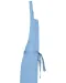 K885 - Katoenen schort met zak Sky Blue