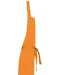 K885 - Katoenen schort met zak Orange