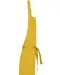 K885 - Katoenen schort met zak Mustard