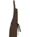 K885 - Katoenen schort met zak Chocolate