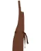 K885 - Katoenen schort met zak Cacao